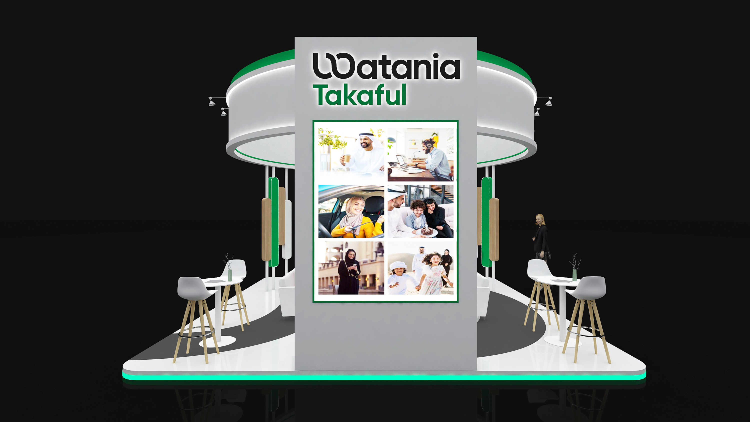 WATANIA 6X6M STALL DESIGN IN DUBAI-4
