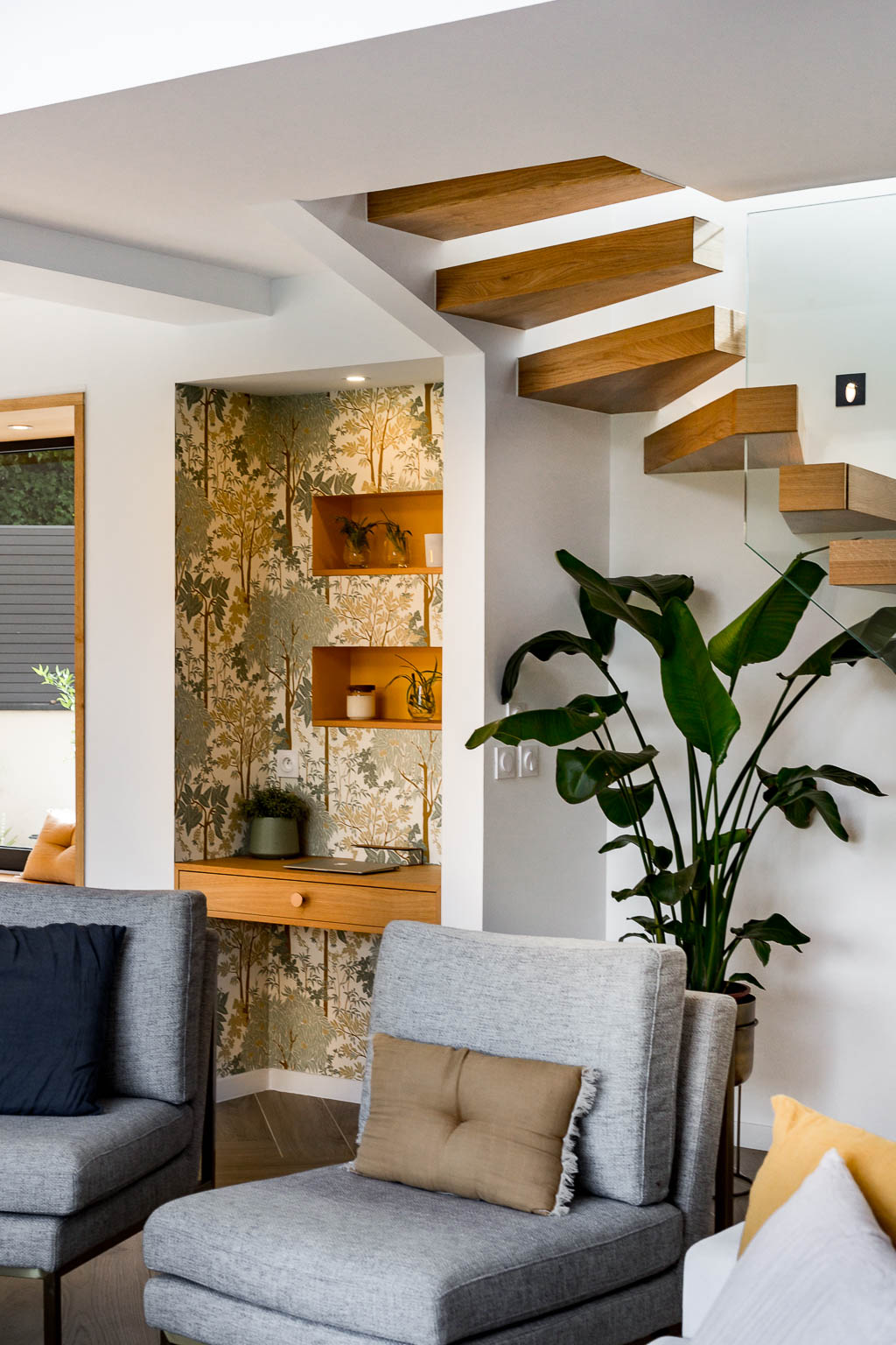 Réalisation / Blanc éclatant – Architecte d'intérieur. Skéa Designer.-34