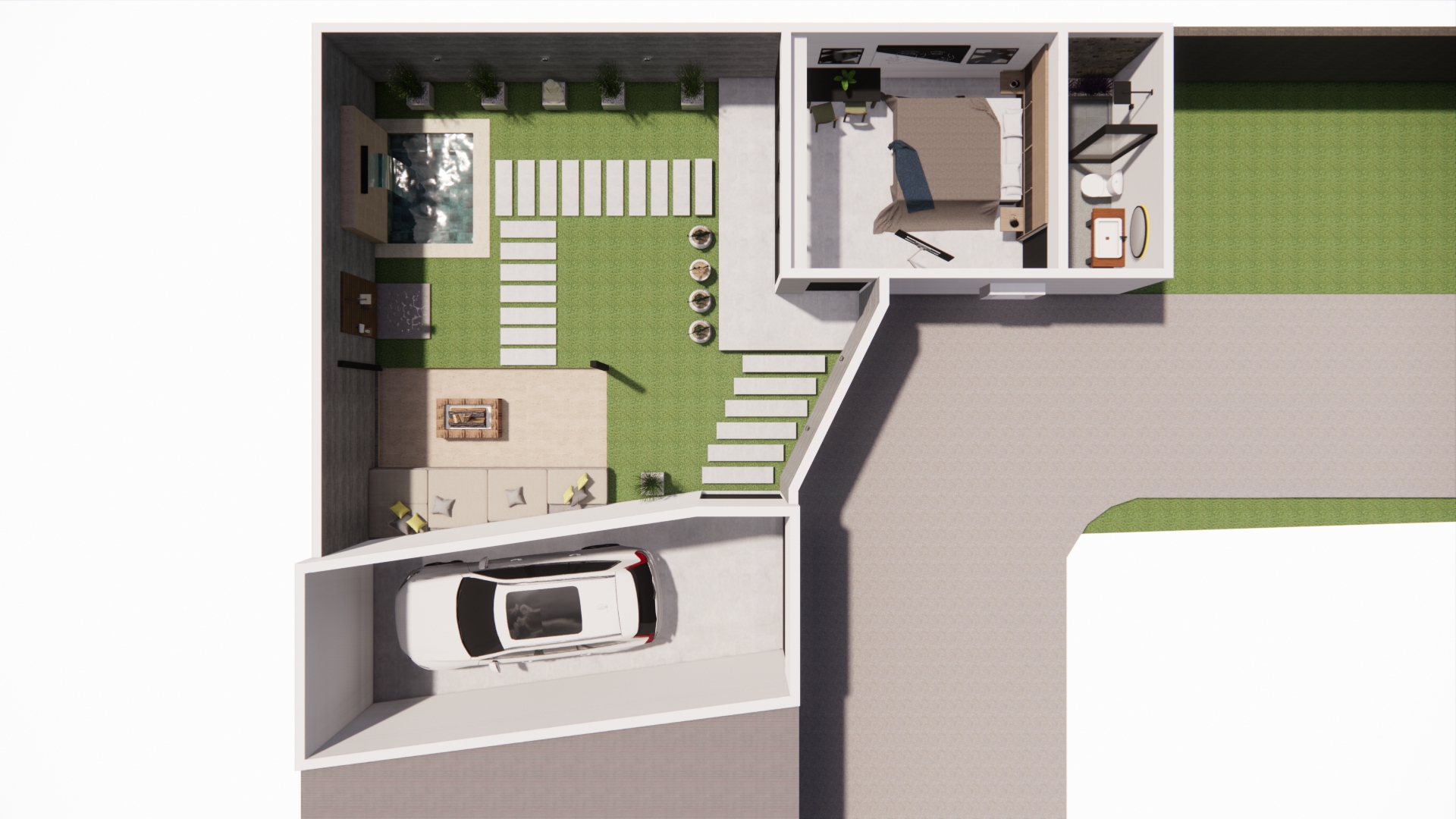 Suite lounge - Motel-3