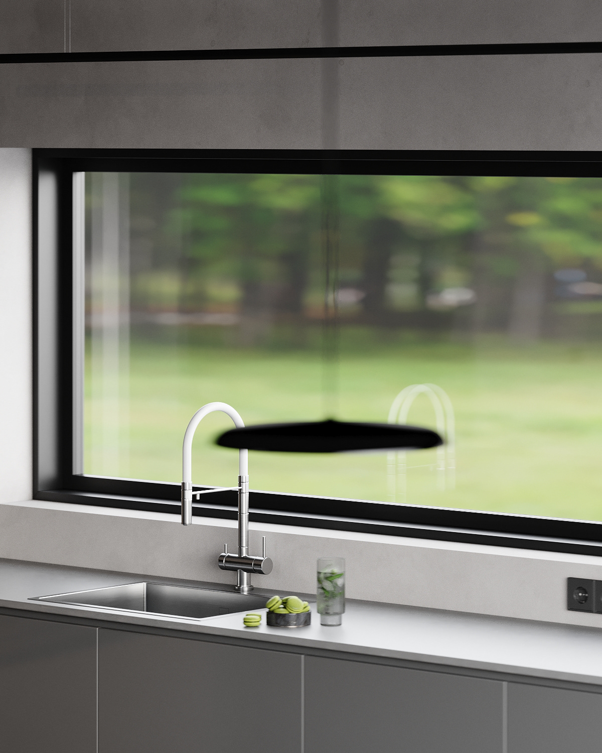 高级灰调 别墅简约空间设计！-5