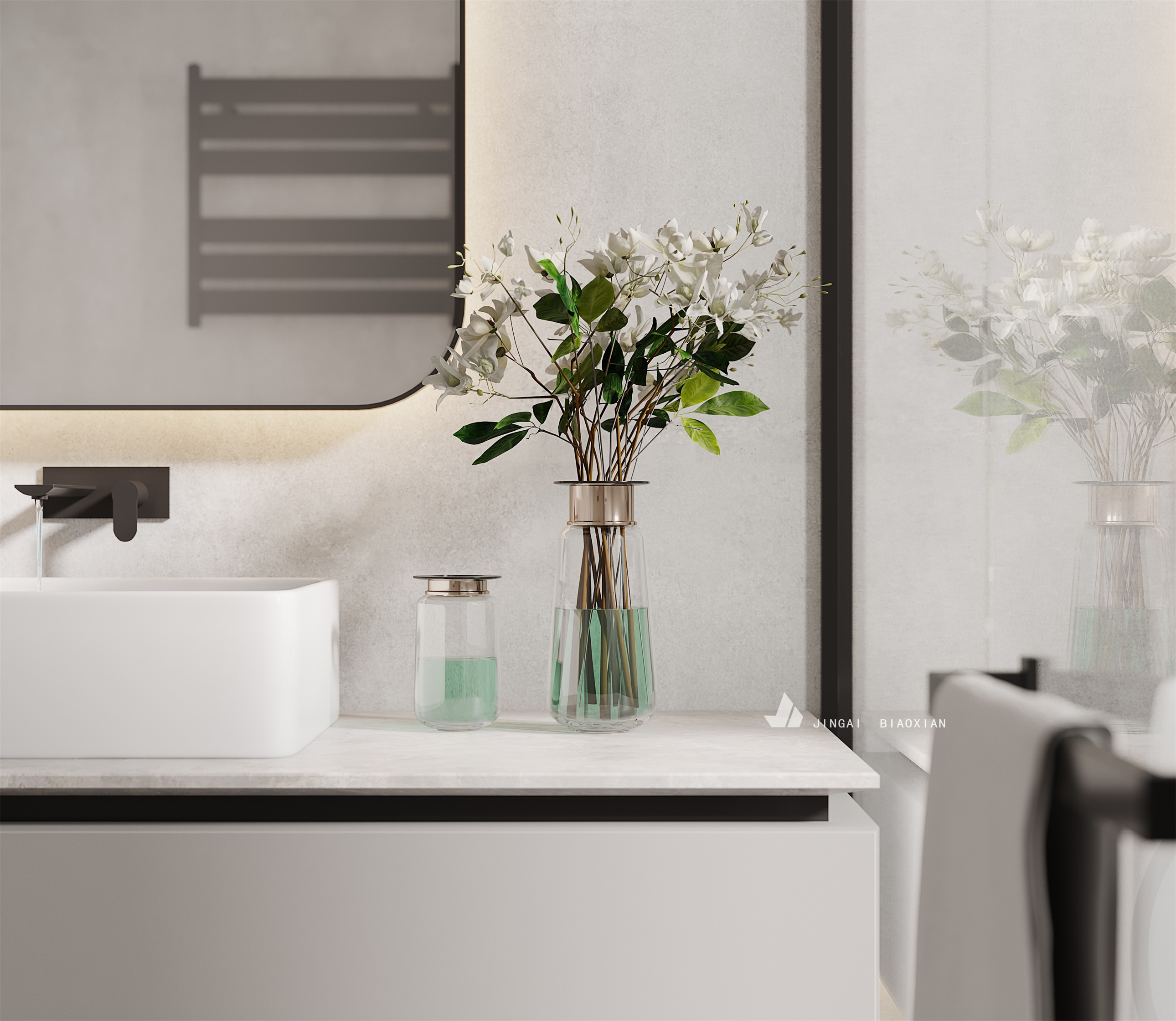 金该视觉呈现的时尚办公空间丨朱晨毅-40