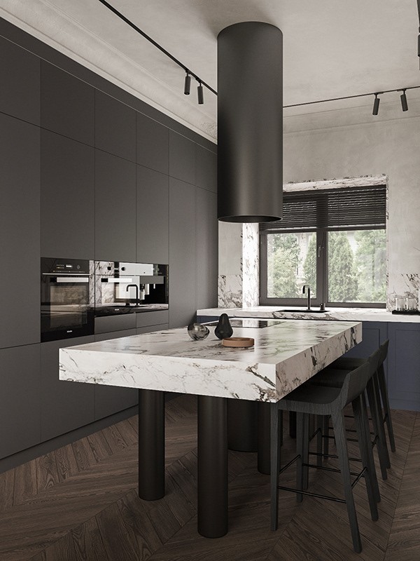 俄罗斯别墅设计 独特的质感、颜值满满-10