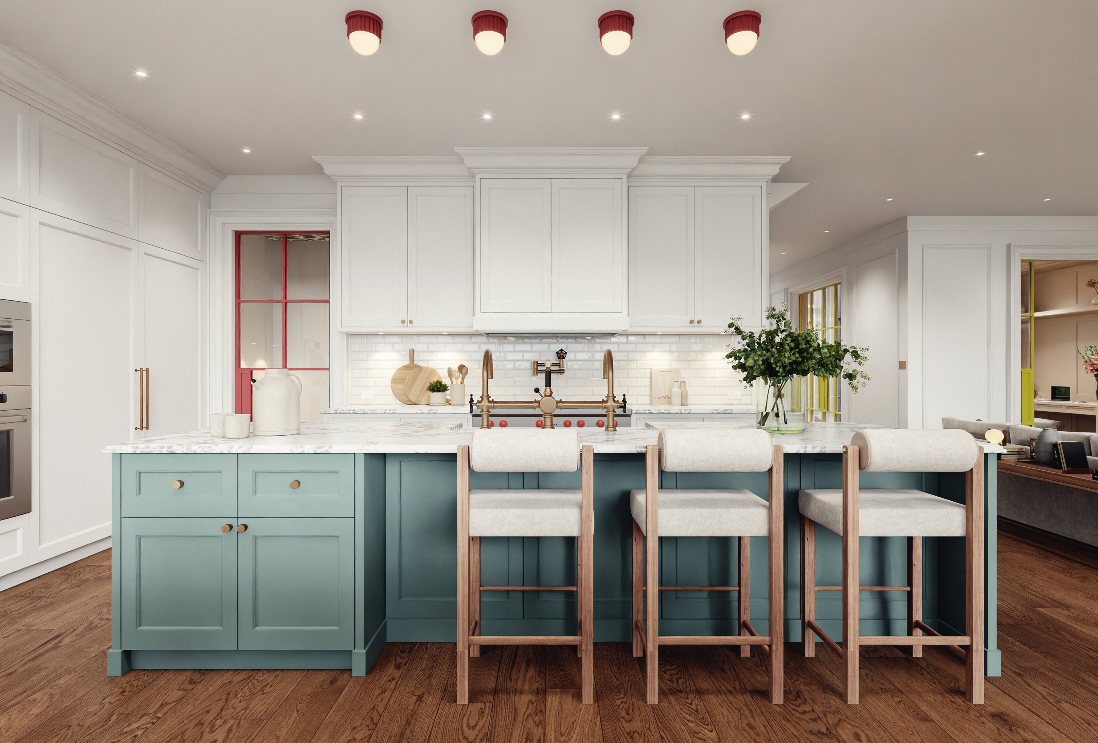 住宅室内装饰（注：这里interior常见理解为室内装饰、内部装修等意思，结合Residential House，这样翻译比较符合语境） 丨Canada丨Base A Studio-5