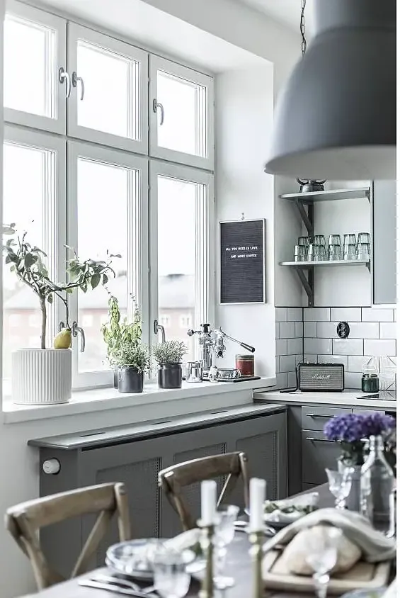 全面灰色空间设计,厨房成为亮点-6