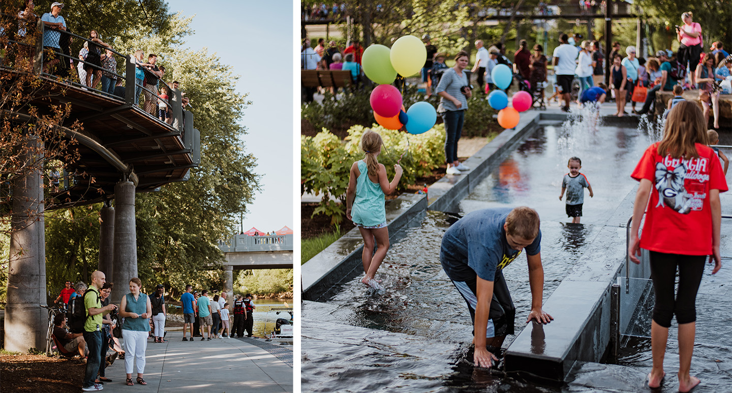 印第安纳州河滨福沃斯堡的 Promenade 公园丨Lamar Johnson Collaborative-34