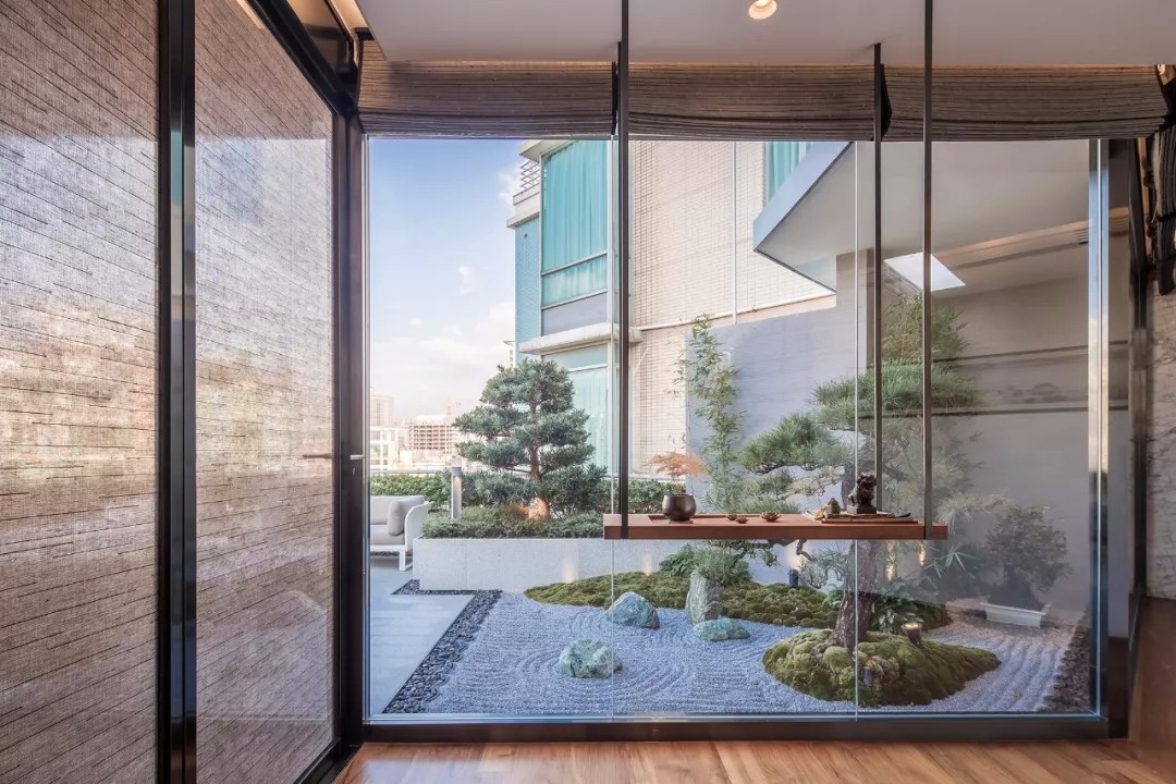 新中式茶舍 | 木质古典水墨空间-7