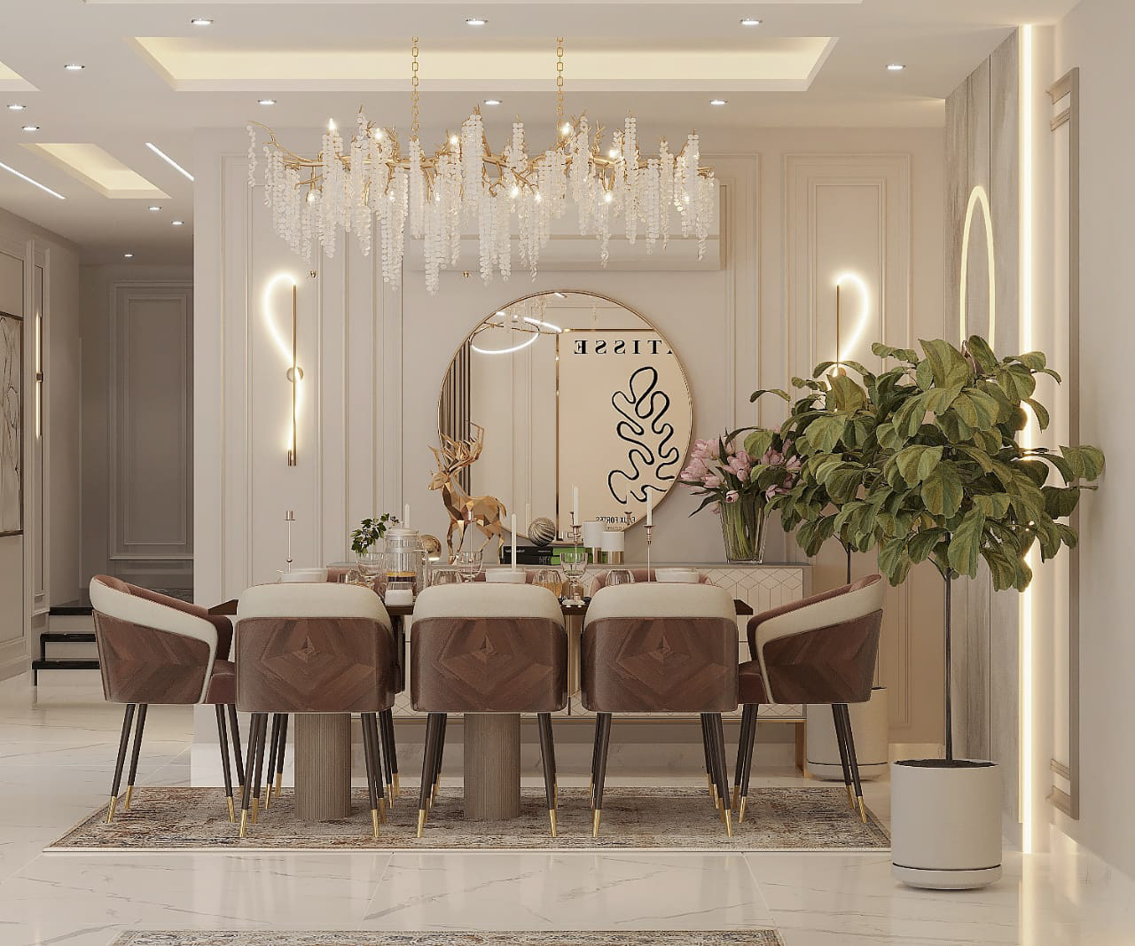 Neoclassic 公寓室内设计丨埃及开罗-13