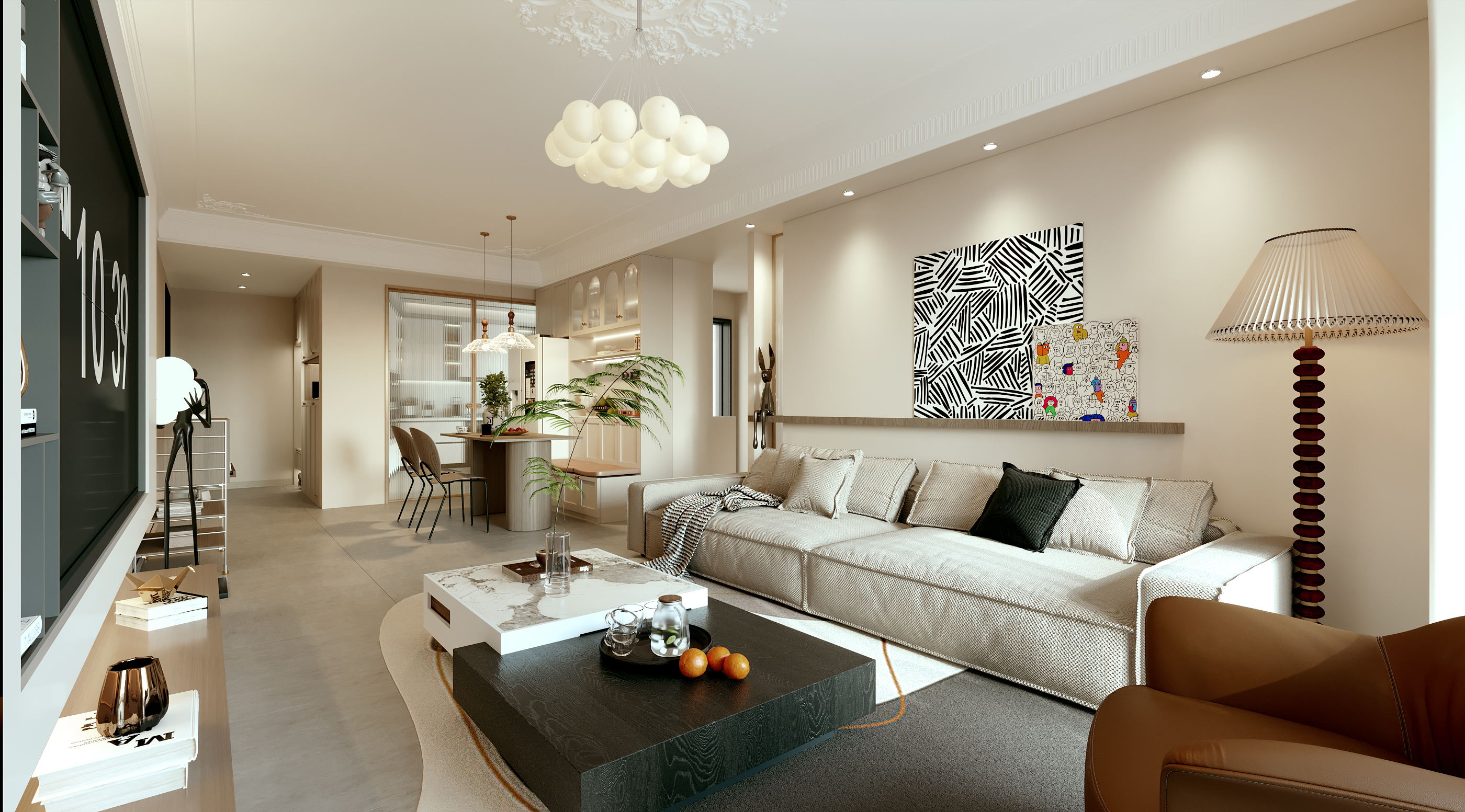 清爽的现代法式奶油-3