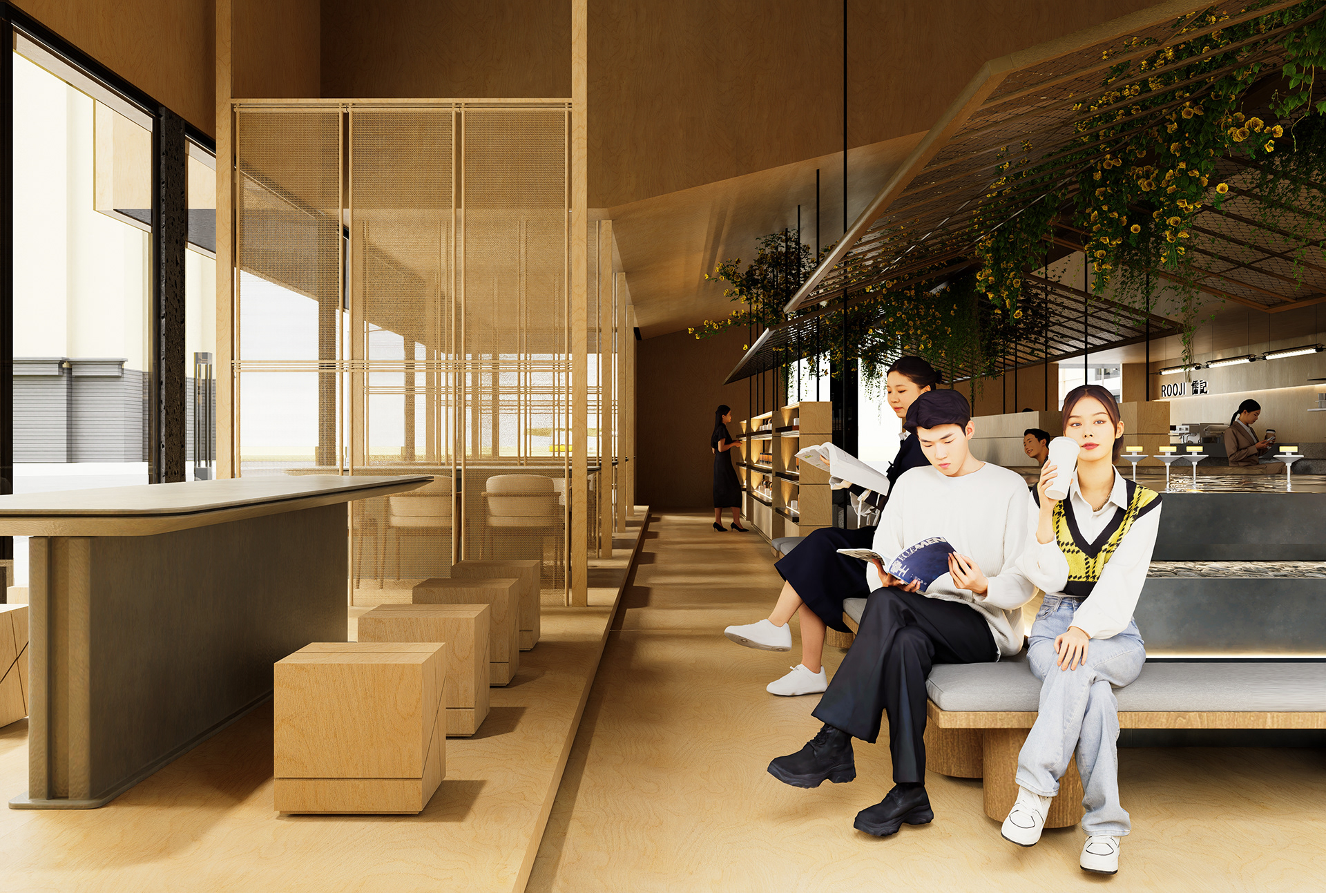 儒記茶飲 ROOJI tea house,弧影棲所・城市輕奢私寓丨中国台湾丨與儒記茶飲品牌,NT甯居室內高端工程,藍雅設計-32