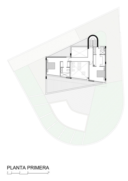 弧形泳池住宅-23
