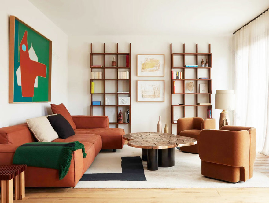 现代巴黎魅力公寓设计-1