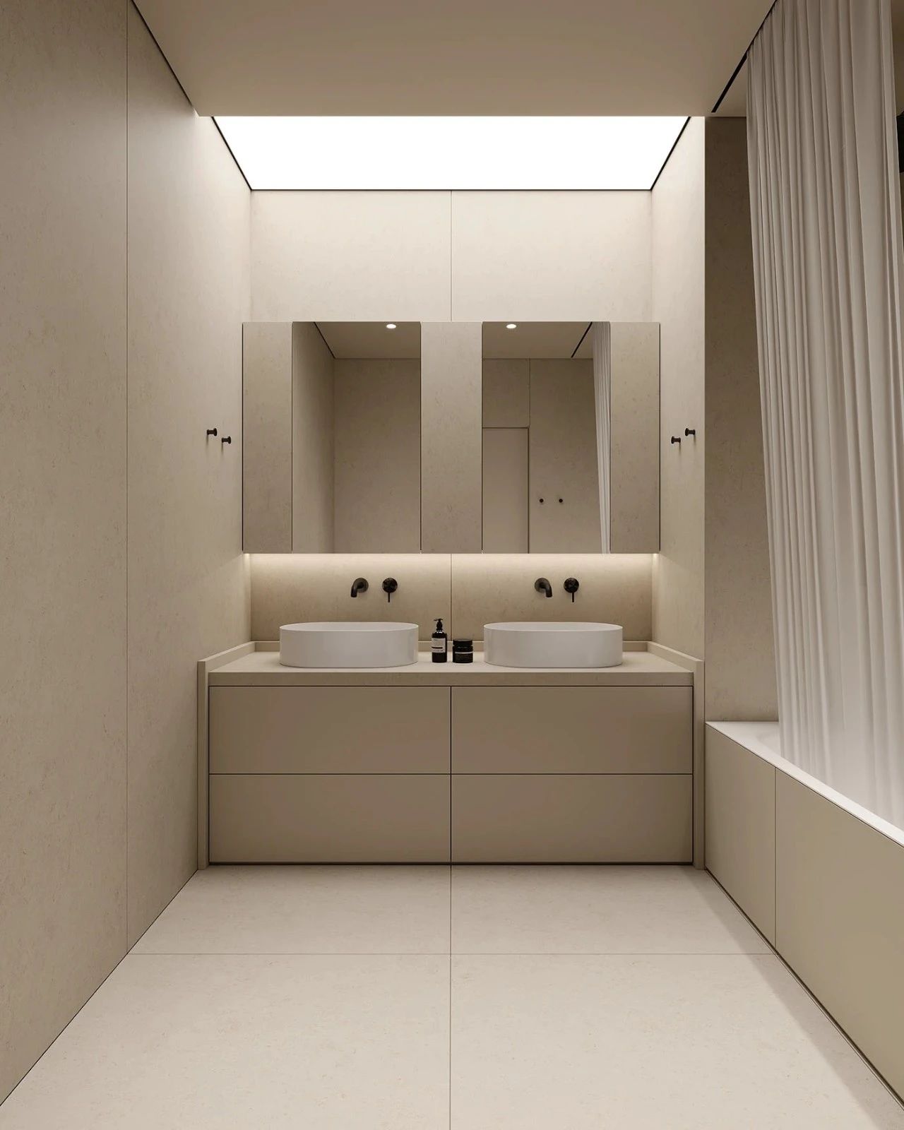 原木系奶油风极简空间loft公寓设计丨URSA STUDIO-51