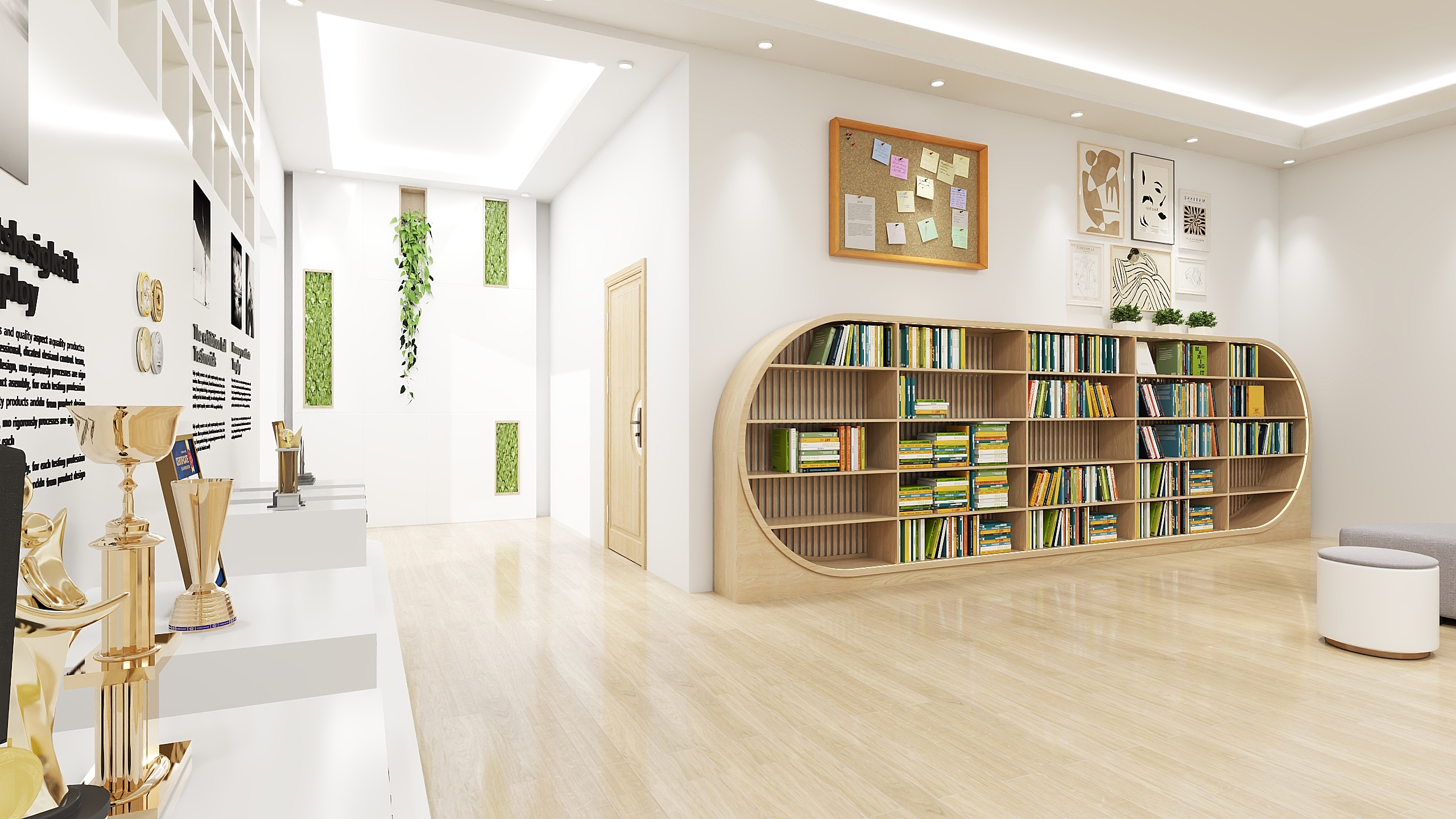 教育机构大厅设计-7