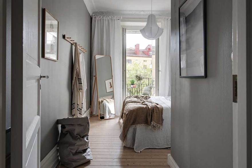 Gothenburg 金色 brick 墙厨房设计-23