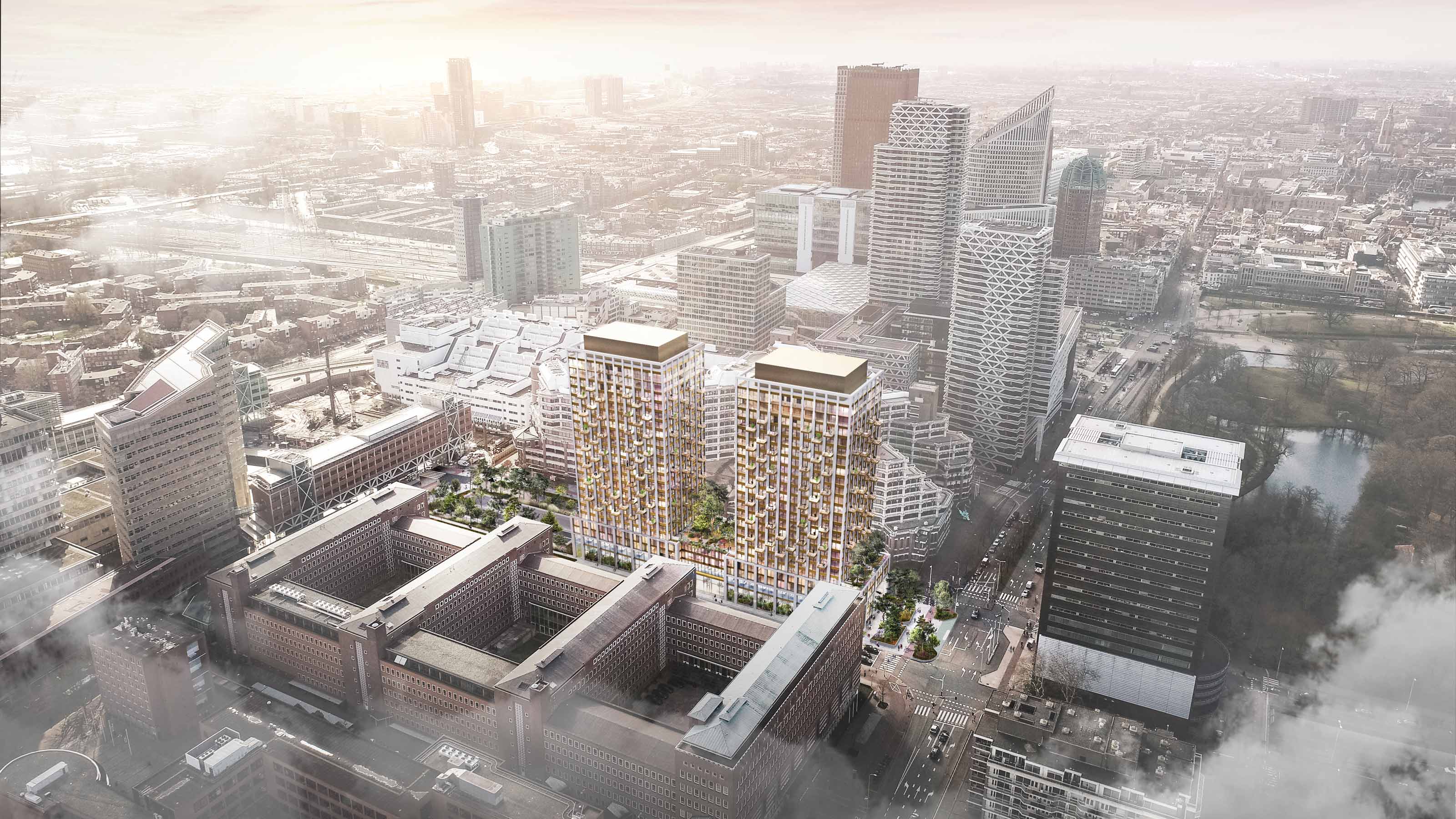 海牙 Vrijheidsplaats 住宅塔楼丨荷兰海牙丨EGM architects-19