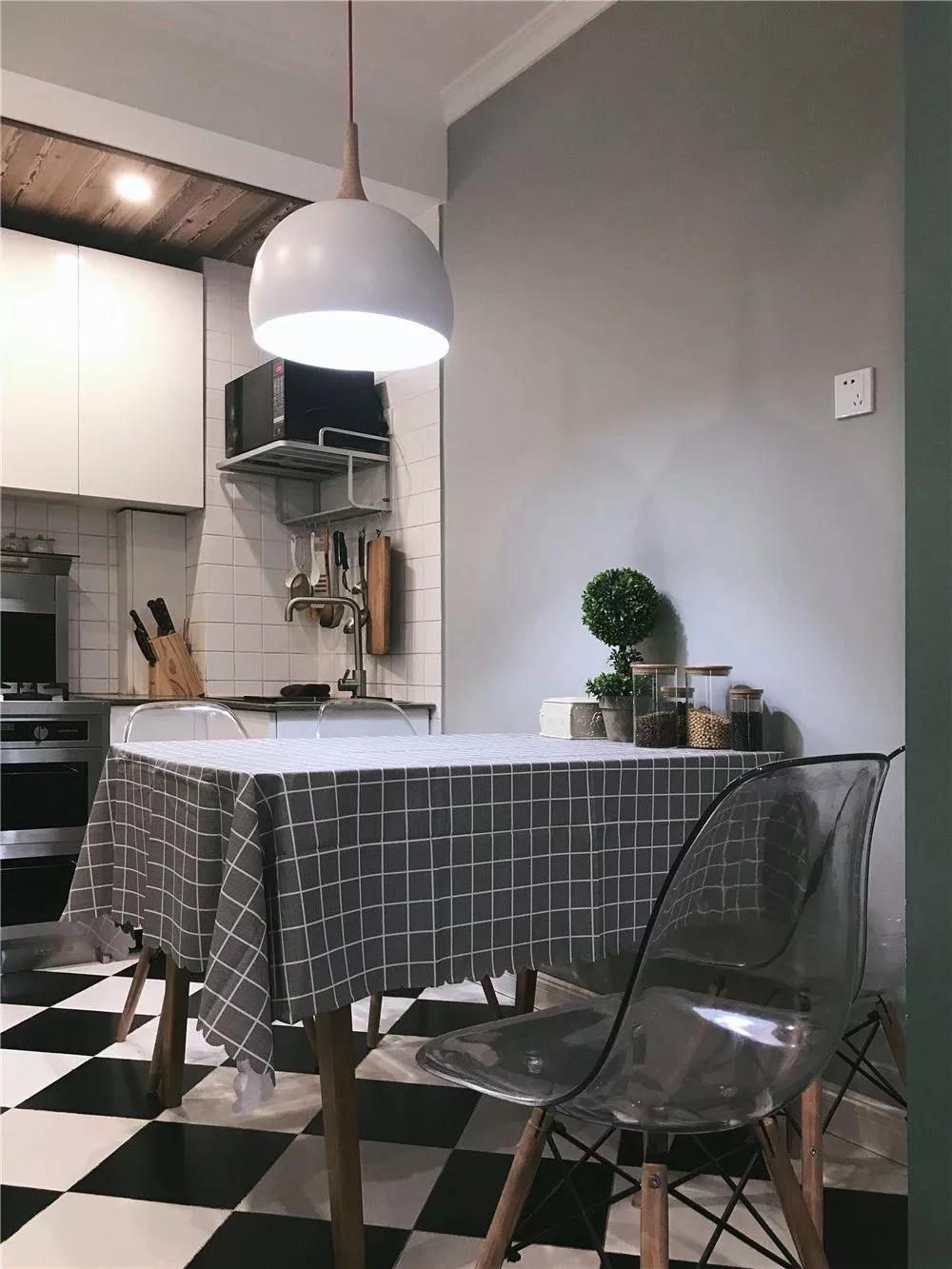 昆明装修公司恒阁装饰|68平简约风小户型二居室，紧凑实用还很好看-6