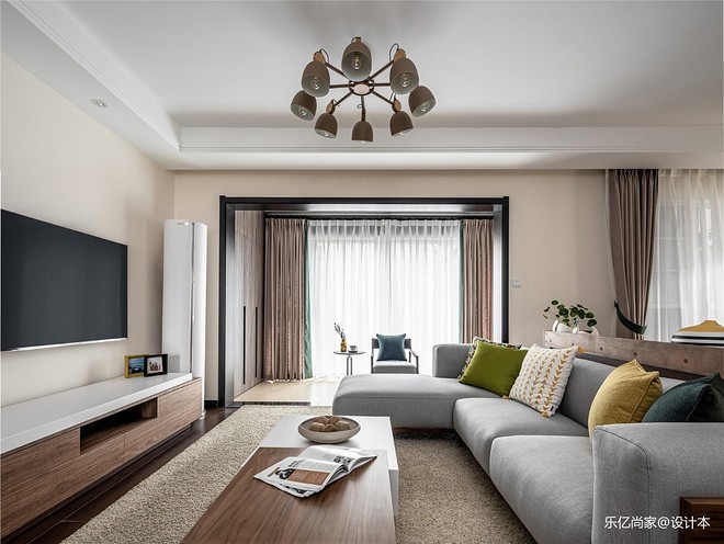 成都万科理想城117平米四居北欧风装修丨中国成都丨乐亿尚家-39