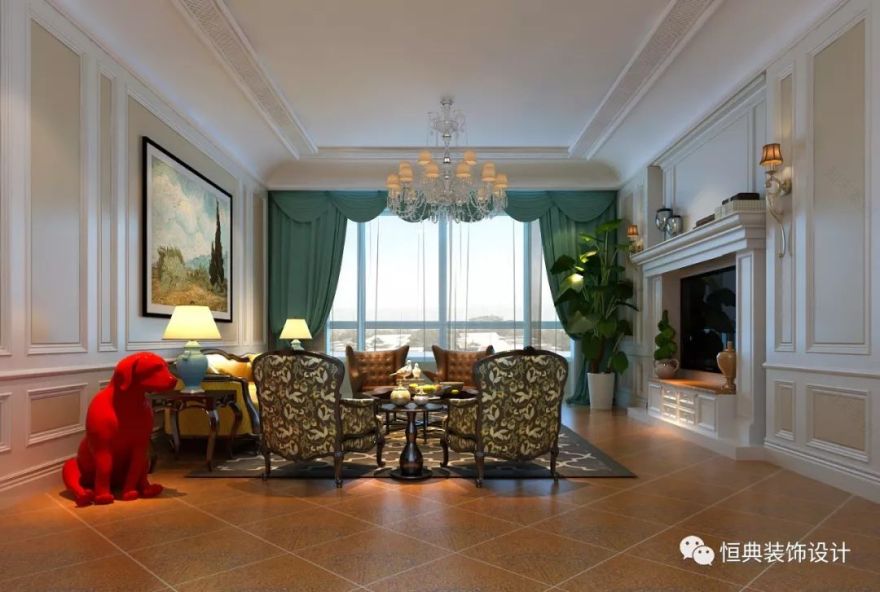 新美式风格家居设计丨中国石家庄丨恒典设计-11