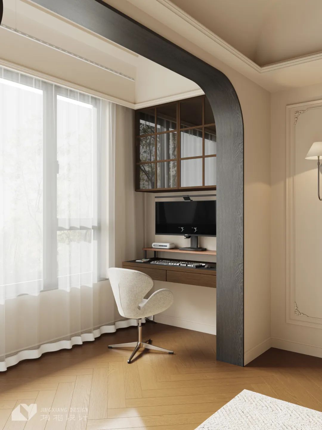 和煦表达 · 深圳健康花城轻法式设计丨中国深圳丨境相设计-49