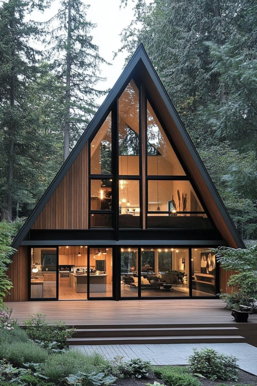 26座Aframe风格自然爱好者小屋丨BuildGreenNewHomes-117