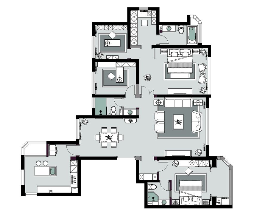 张连泽打造大气不失温馨的实景家居-22