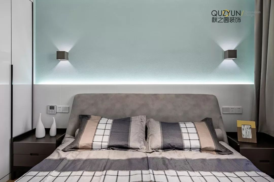 景湖人家现代风设计，水泥漆++ 木饰面演绎灵动空间-42