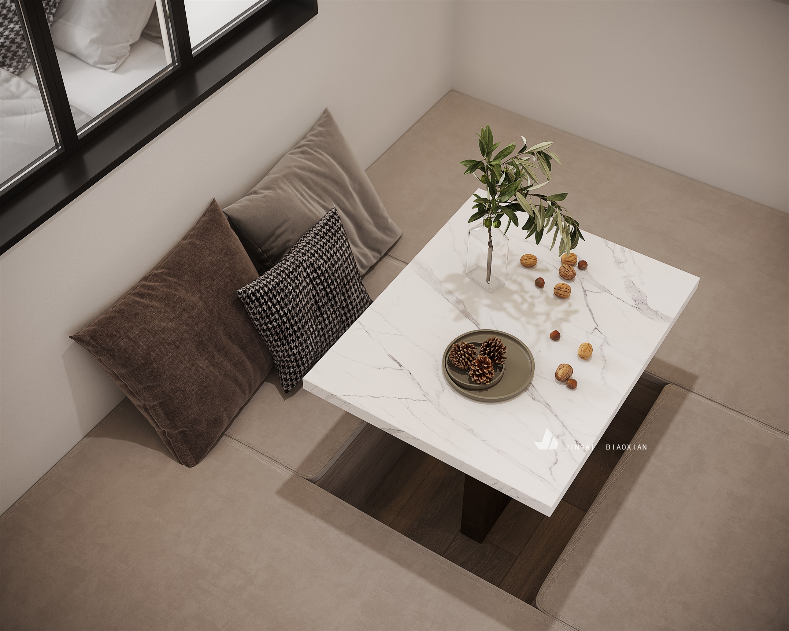 金该视觉呈现的时尚办公空间丨朱晨毅-6