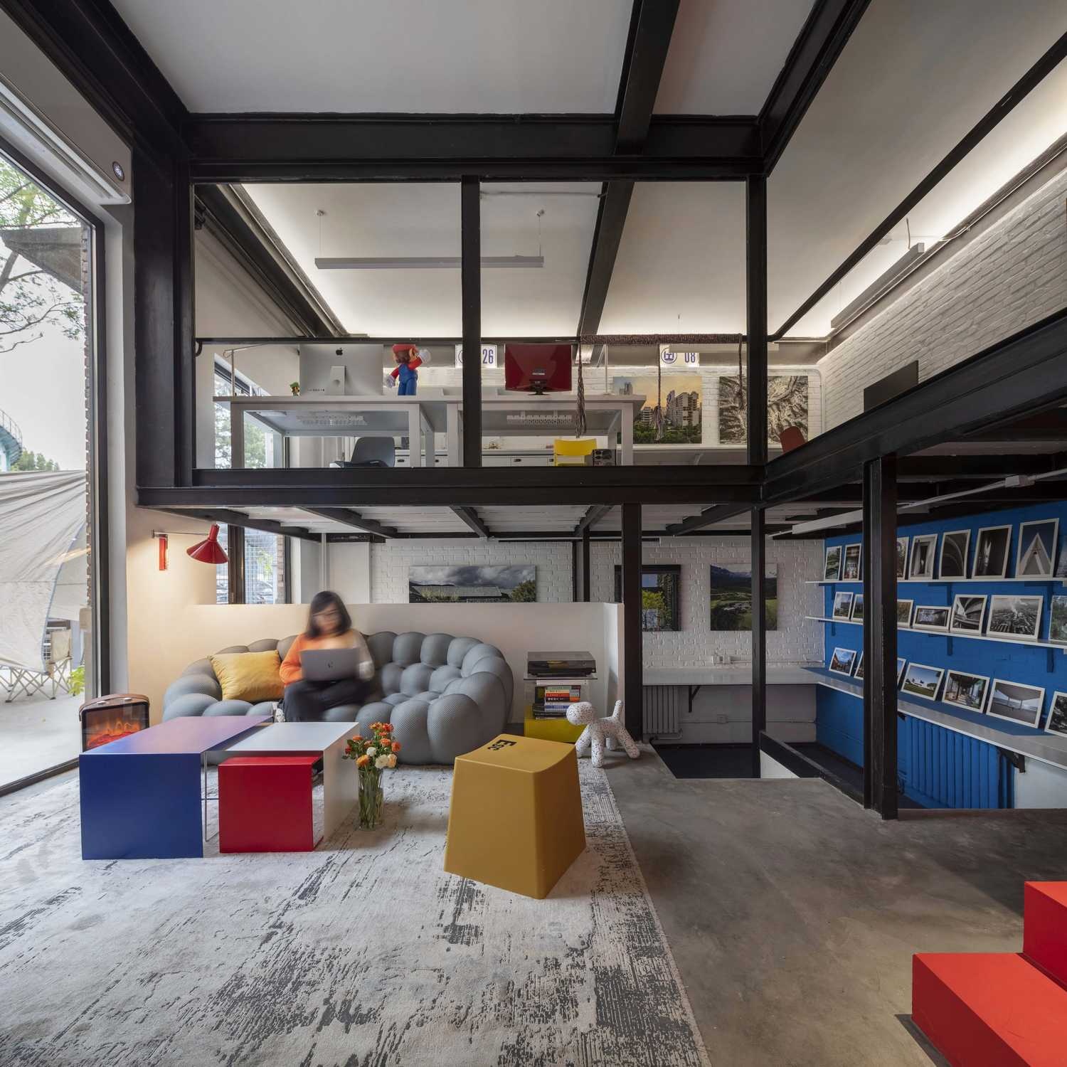 蒙德里安虫洞  UK Studio Office丨中国北京-6