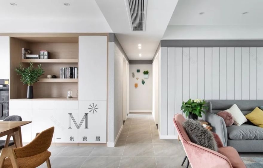 300 平顶层复式,现代北欧风格家居设计-85