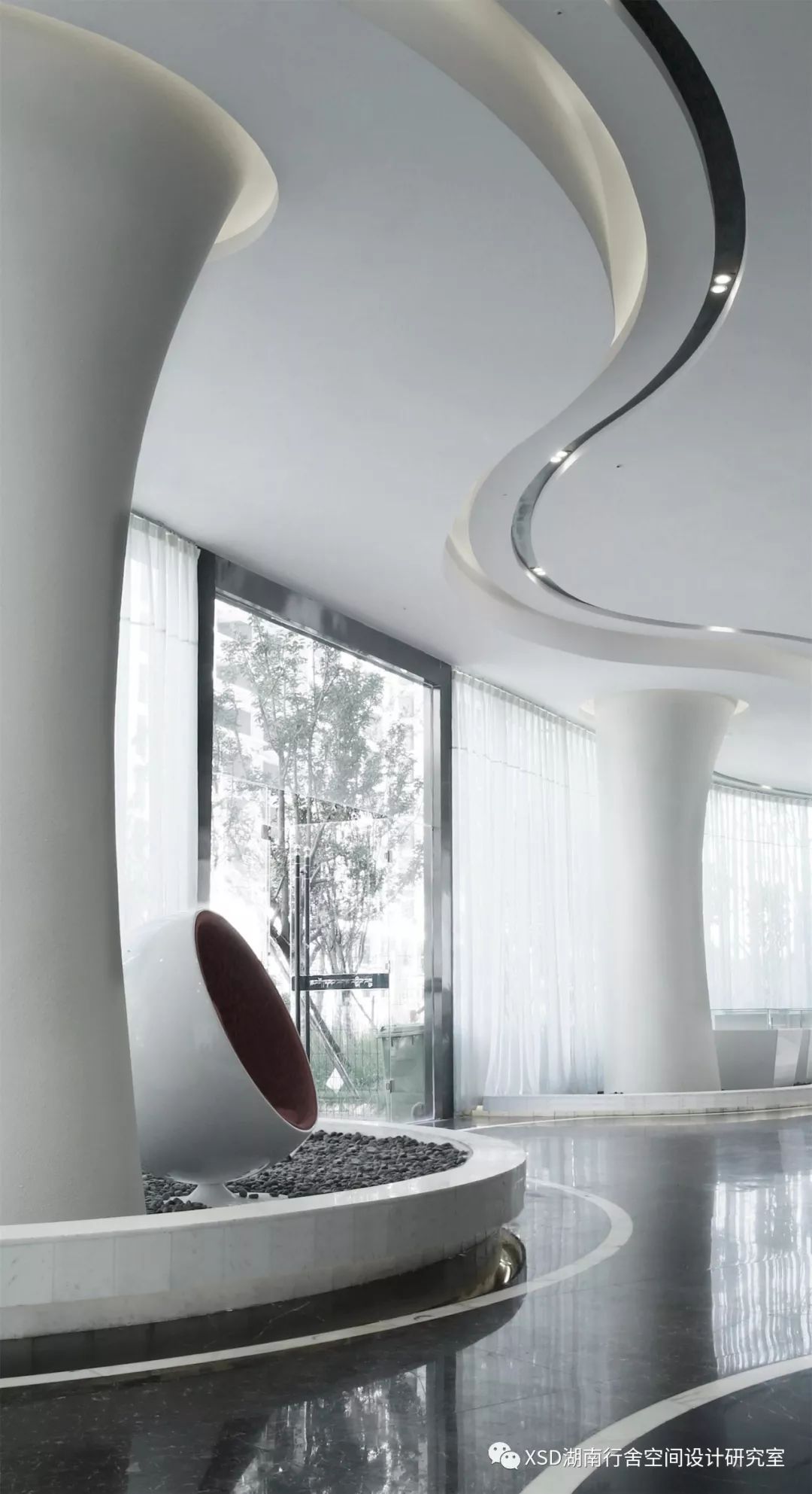 《曲韵》藏地之舞——现代风格售楼中心设计-35