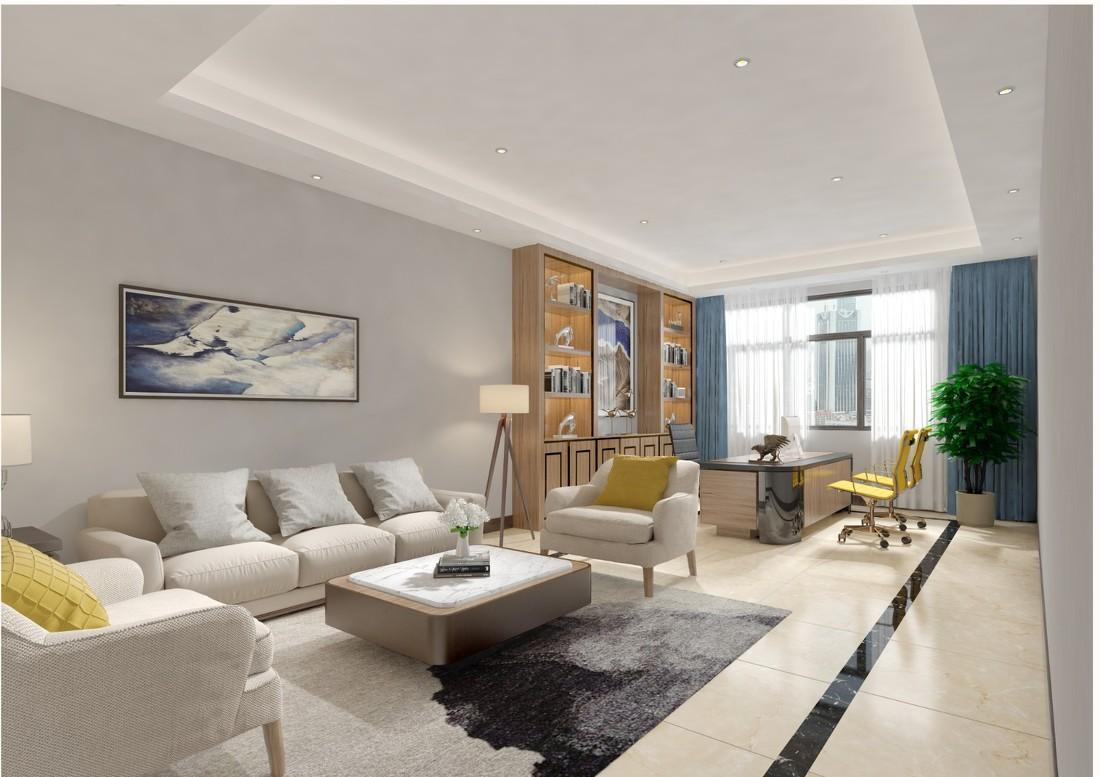 
现代中式结合装修案例之大邦公司设计案例 -7