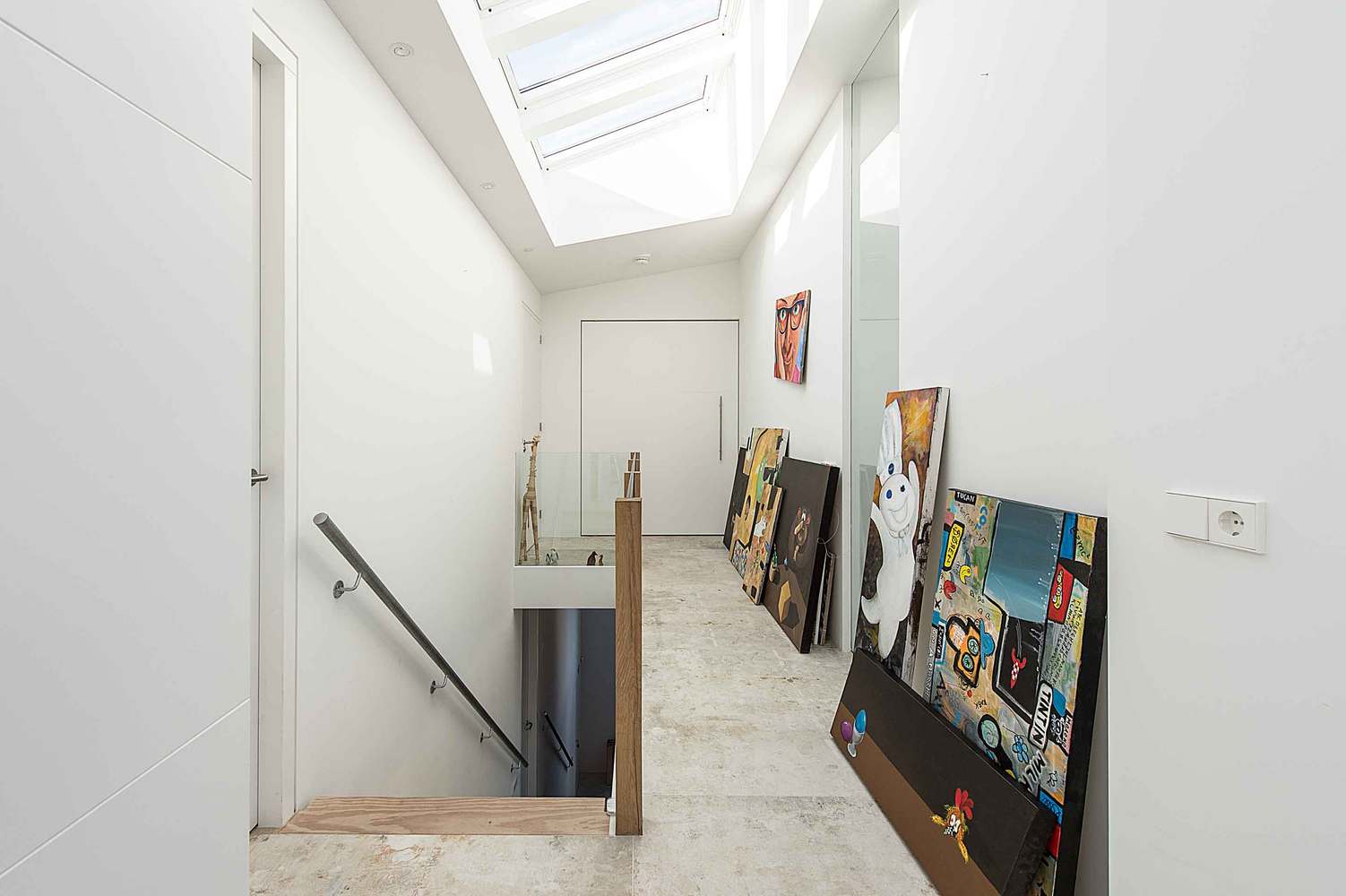 荷兰沙丘上的现代“岩石”别墅-34