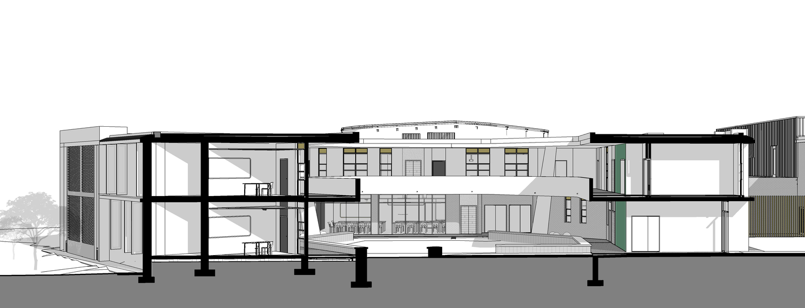 南非德班维尔高中丨南非开普敦丨BPAS Architects-35