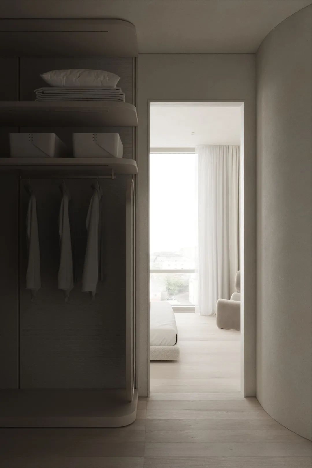 奶油色调温润家居丨Zeworkroom Studio-33