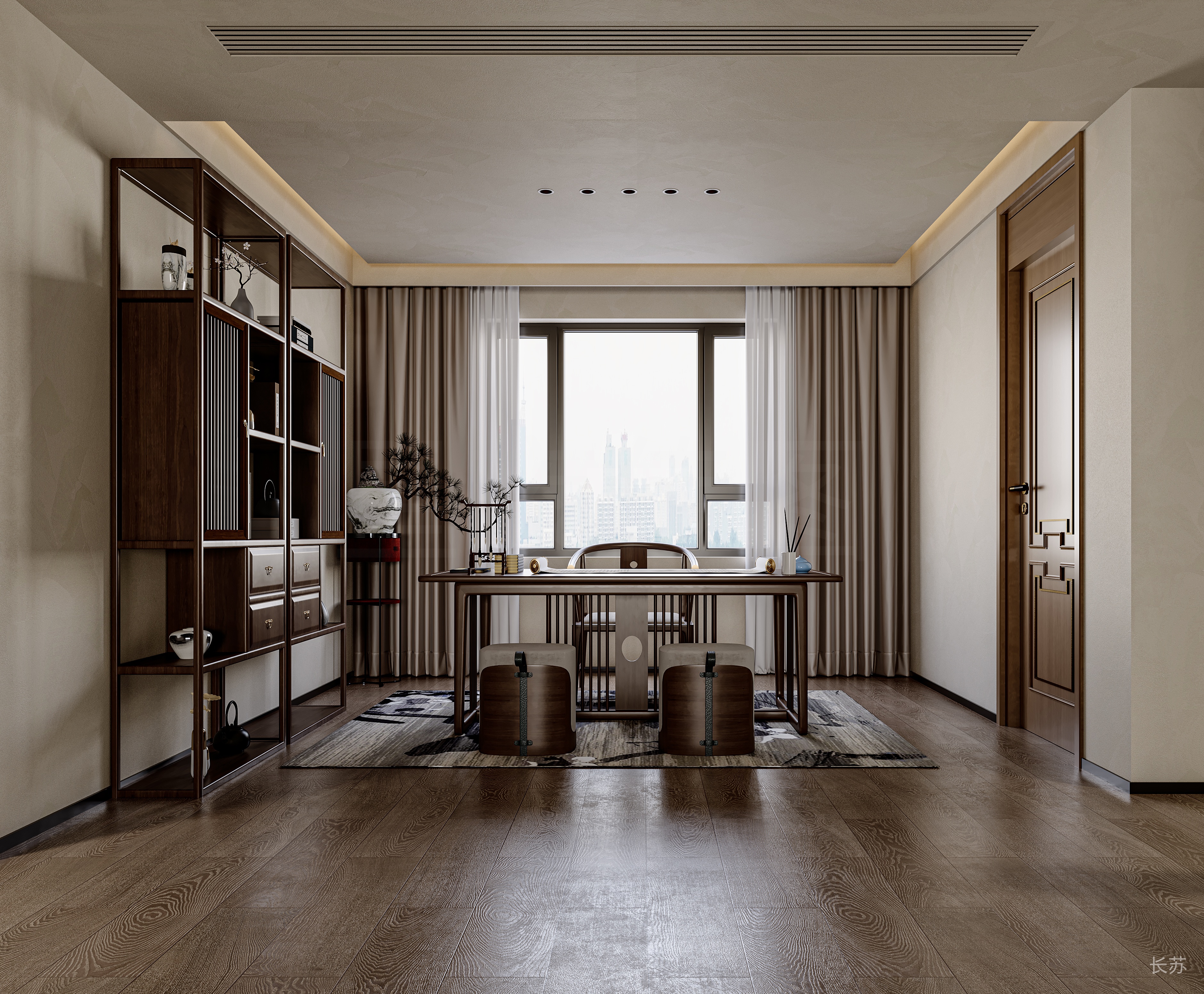 现代中式设计，东方雅韵，时光静流~-6