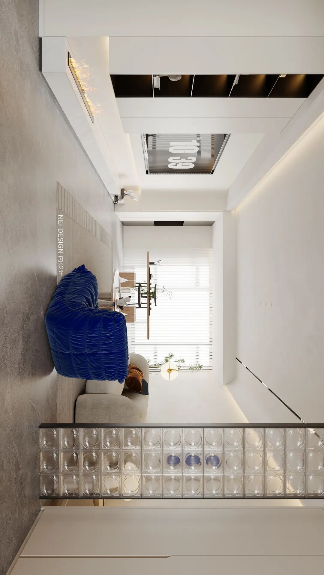 漓江郡府·蓝色畅想丨内空间设计机构-21