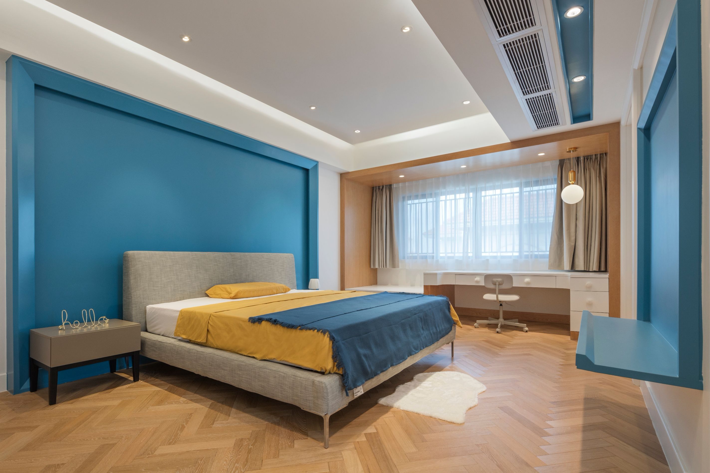 新中式钻石湾府邸 | 家庭厅、茶室、卧室各具特色-11