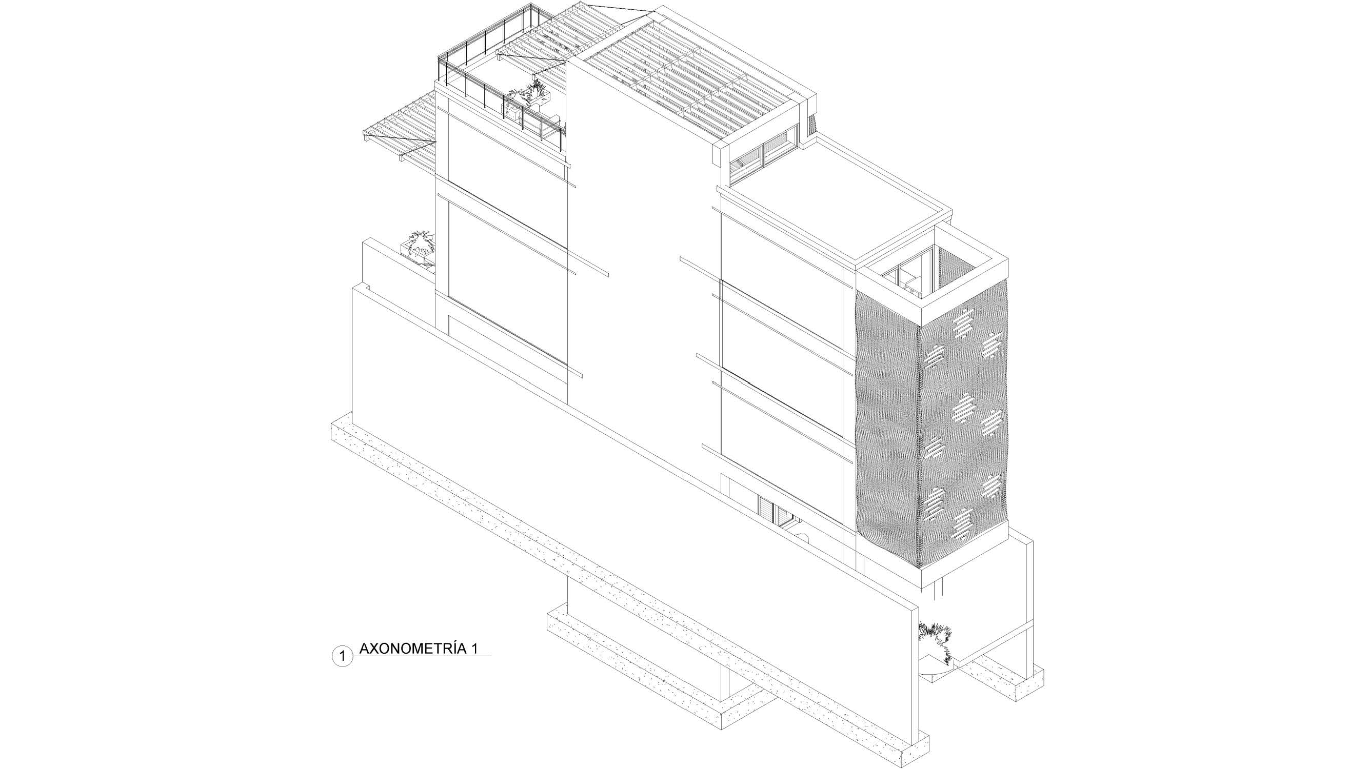 UNC PROYECTO DE LA MATERIA AL ESPACIO: CASA VERTICAL-40