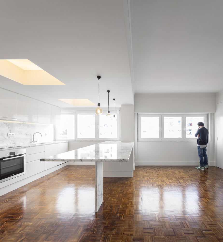 里斯本 101 平米公寓的翻新挑战-25