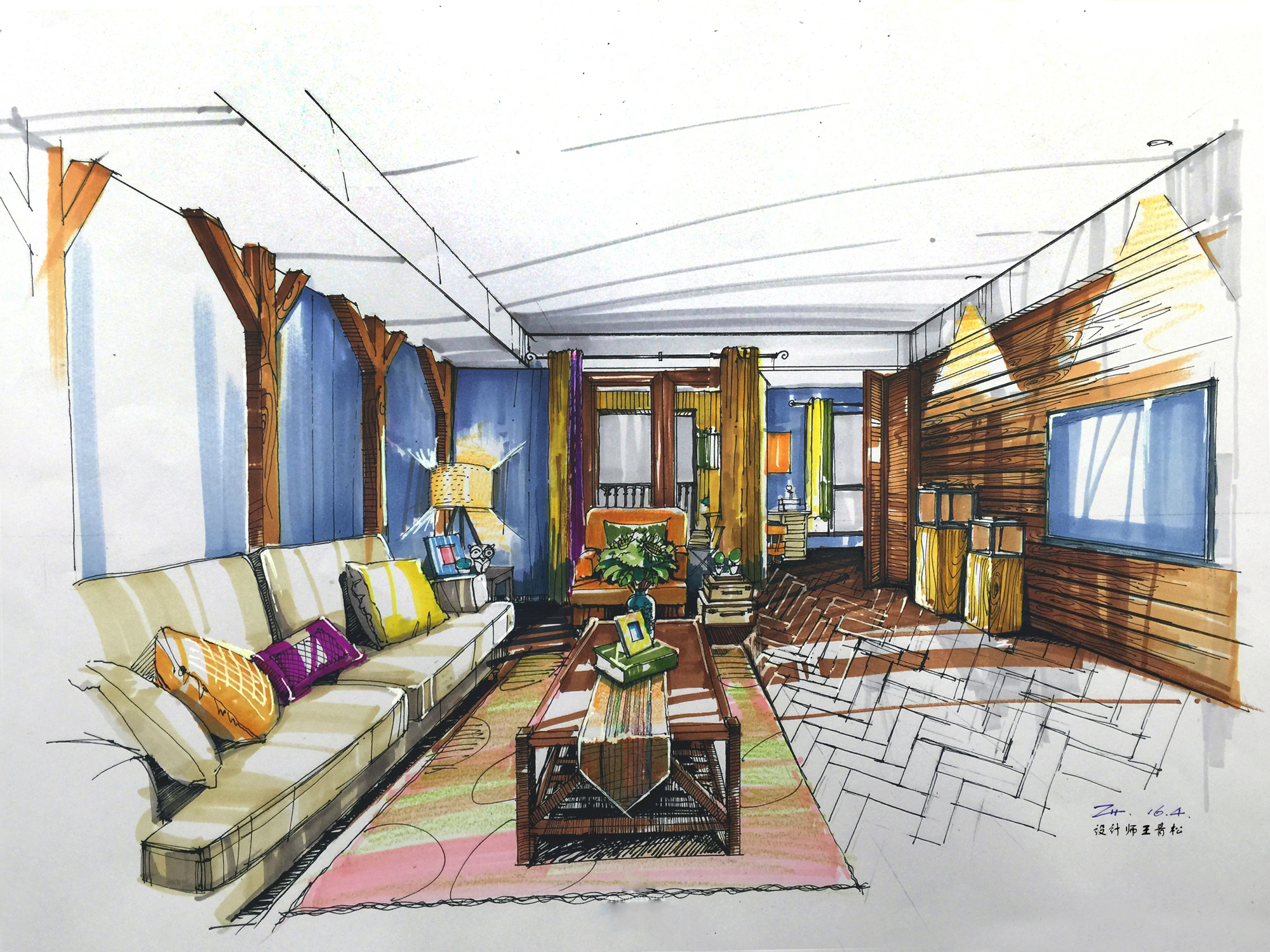 人居紫云庭别墅,天湖花园别墅,午后咖啡馆等多个项目丨中国成都丨成都青艺设计工作室-29