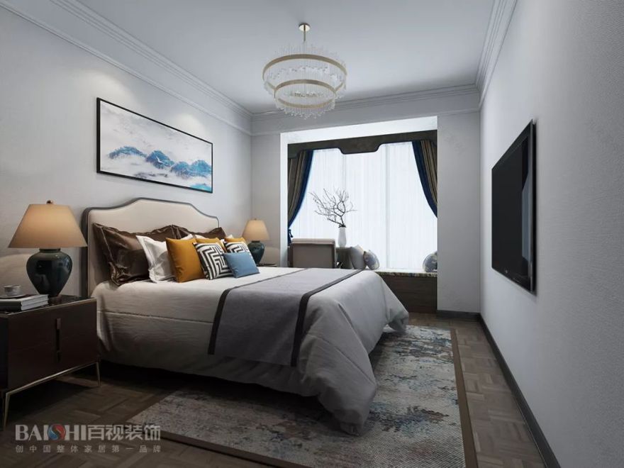 侯猛设计 | 皖江壹号院 139㎡新中式&北欧风格平层-24