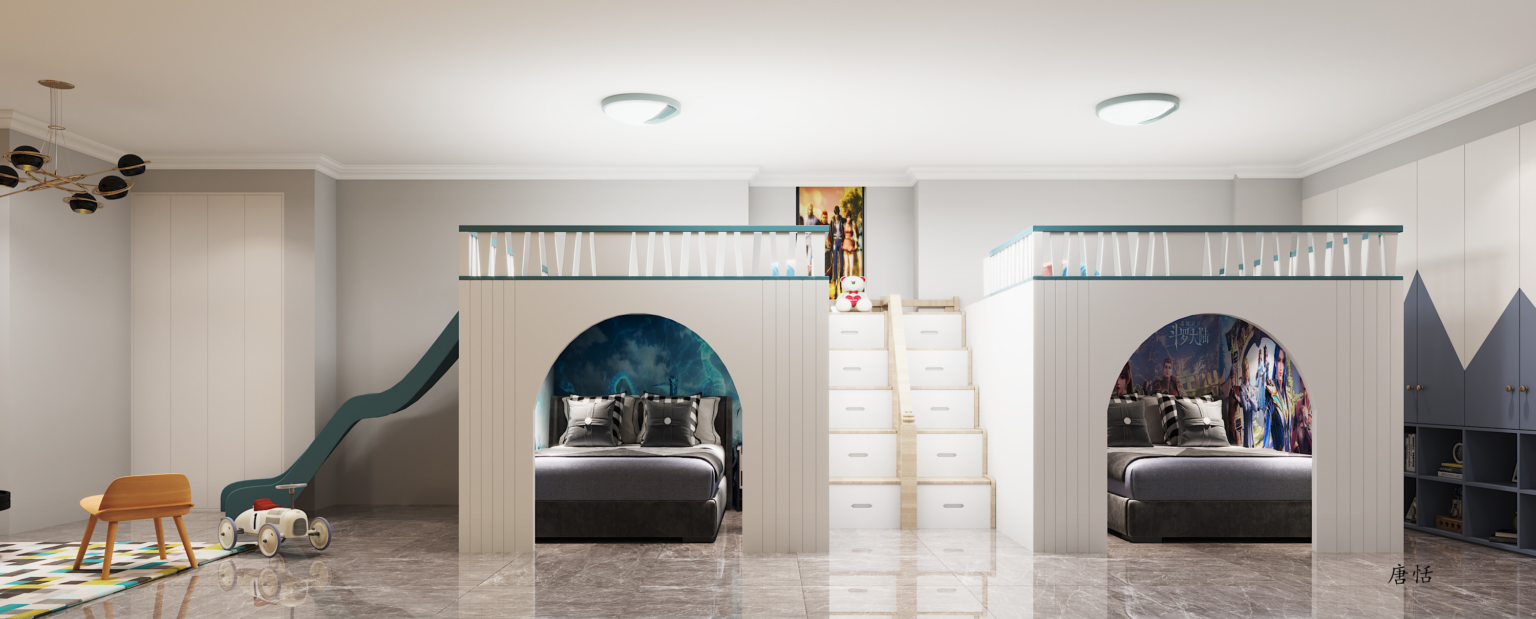 现代轻奢生活态度室内设计-6