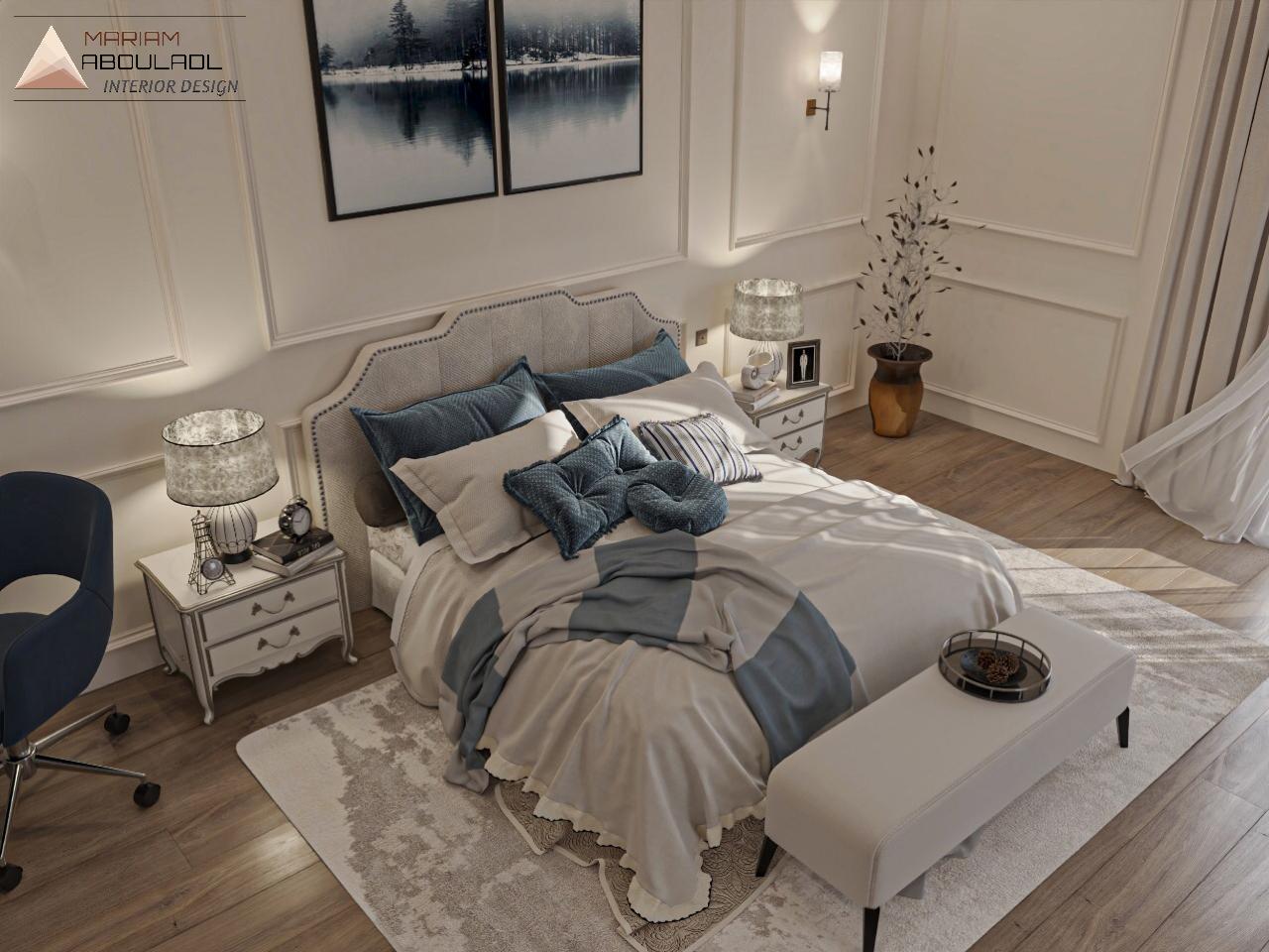 AMERICAN STYLE BEDROOM DESIGN-1