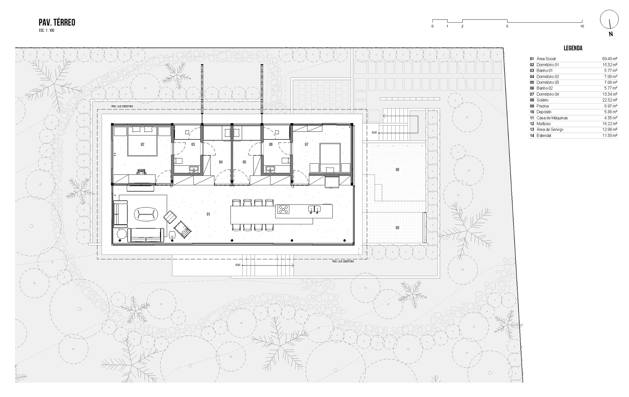 瓜普拉武斯宅邸丨巴西圣保罗丨Cornetta Arquitetura-15
