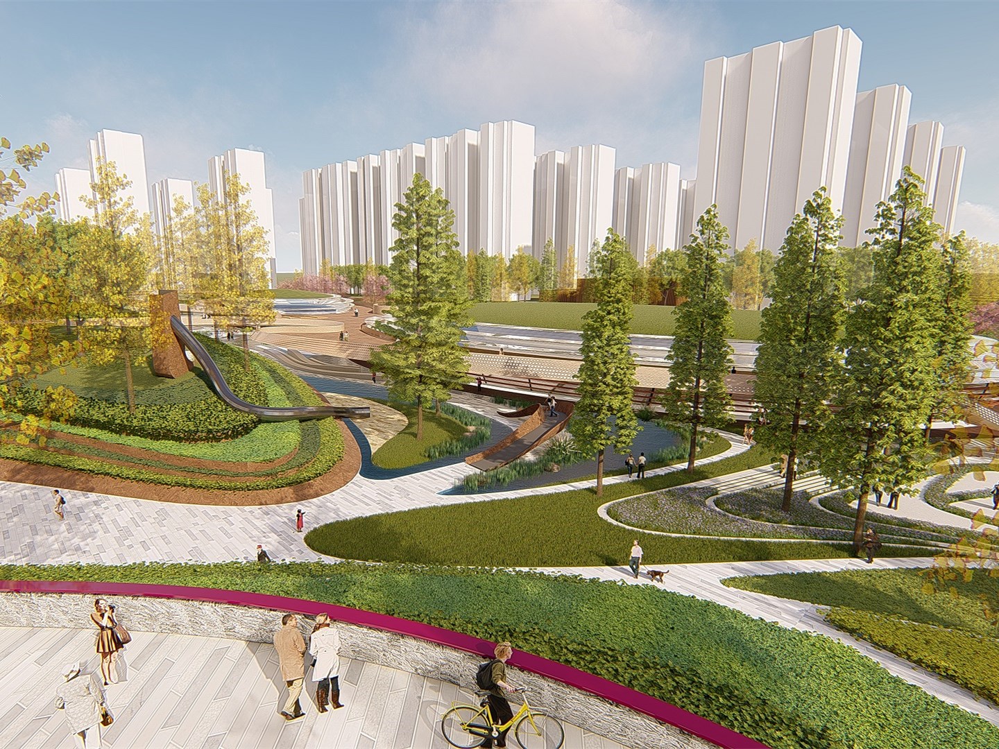 无锡万科TOD上盖森林公园-3