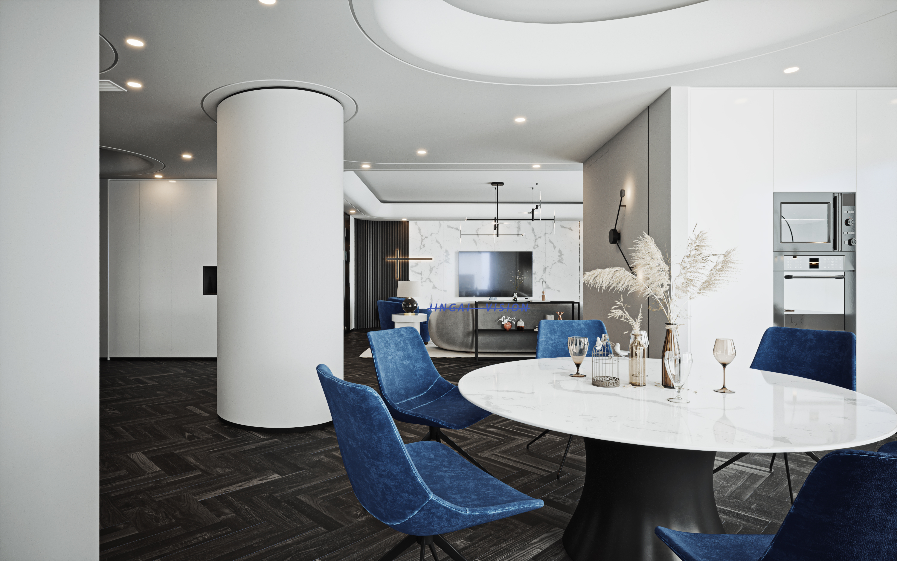 现代克莱因蓝的 FS 渲染器空间-9