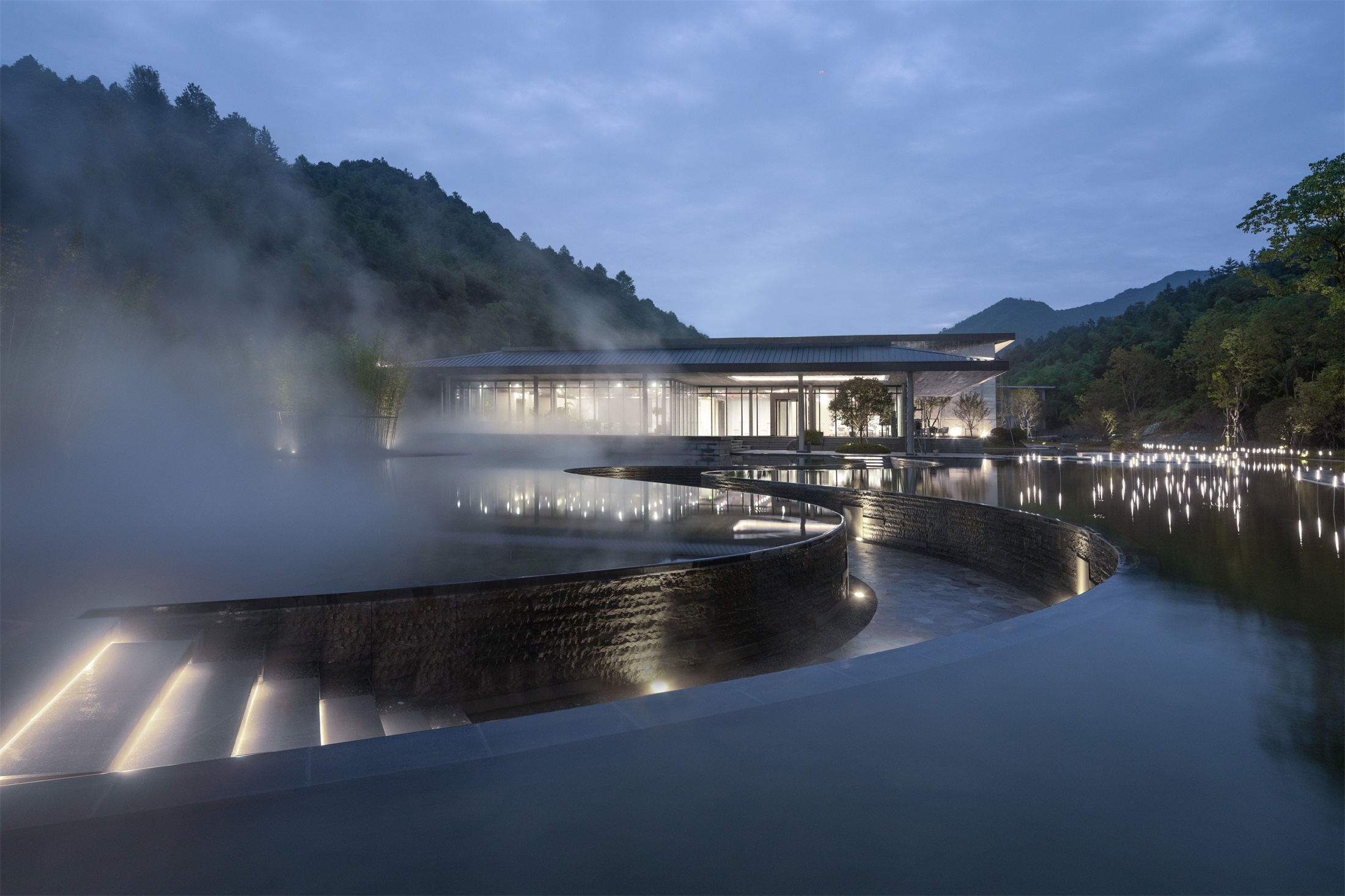 九华霄云谷售楼处景观-16