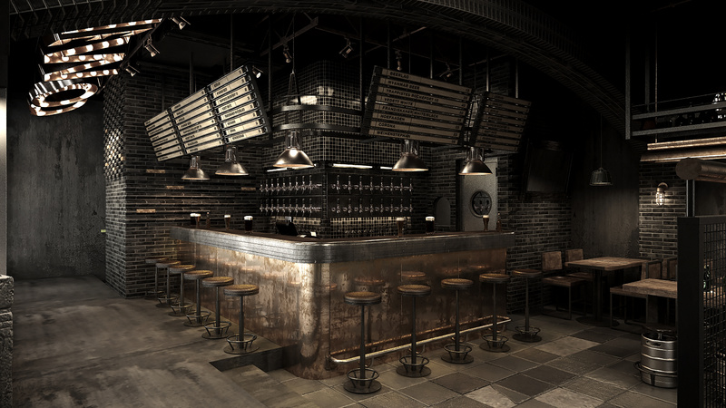 三生ONEWOOD,Bar Space  Visual Design-48