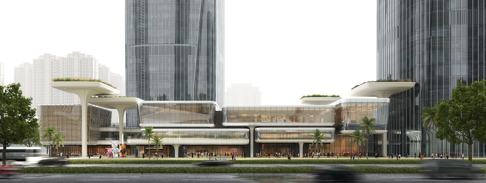 海口海航中心D10地块零售街概念设计丨中国海口丨Aedas-21