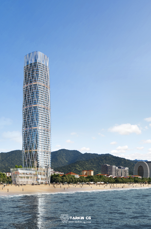 TarkinCG - Seaside Luxury Hotel Project Render-1